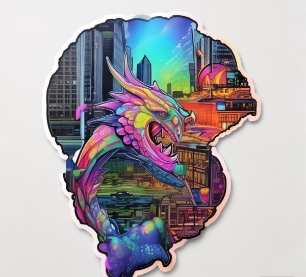 宣传贴纸，创意与现实的碰撞