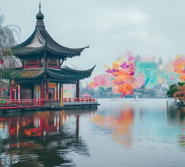 西湖文化与现代广告设计，创新策略与实践探索