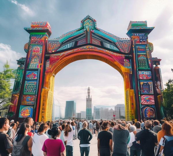 道闸广告公司宣传图，视觉与记忆的桥梁