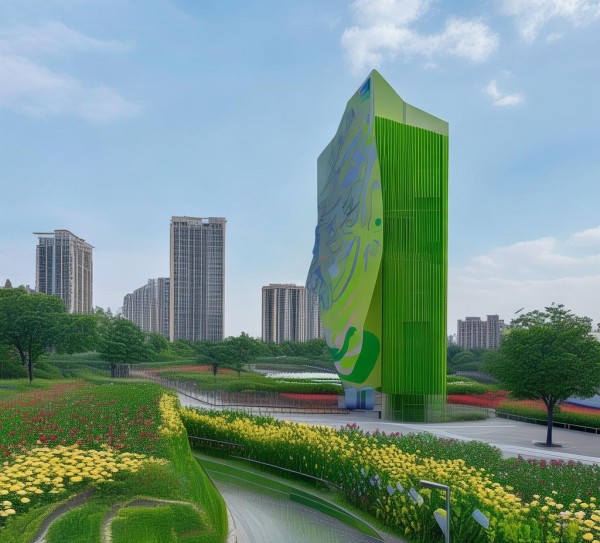 江苏公园地标广告牌规划,打造城市活力的绿色地标