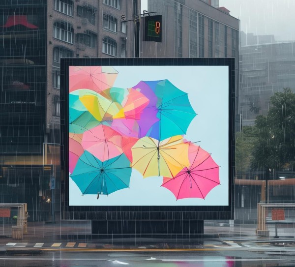 雨伞广告，经典广告的现代诠释