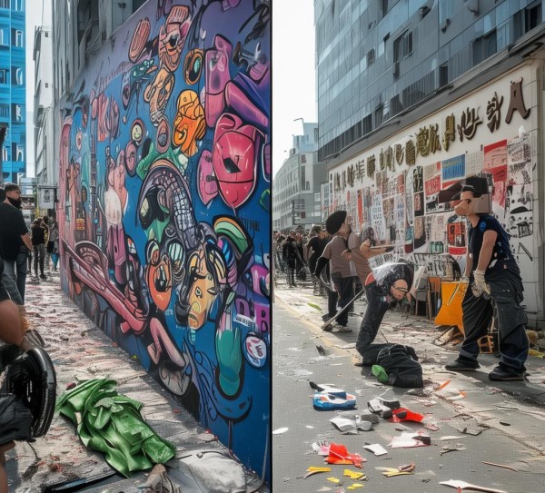 小广告整治，创意与实践的双轮驱动