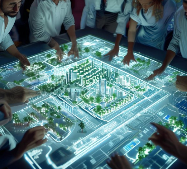 视觉化 town planning: future vision in urban design