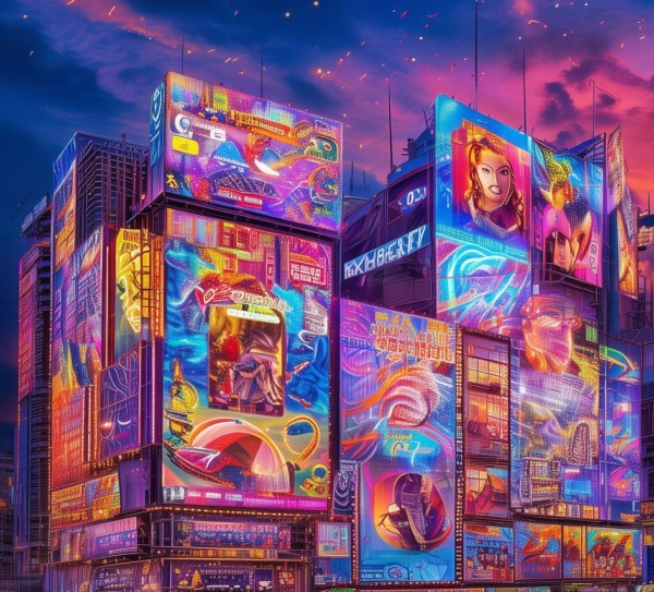 夕阳广告，新时代的视觉盛宴