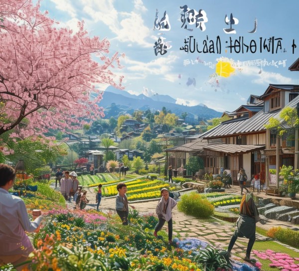 乡村振兴，创新与活力，幸福与和谐