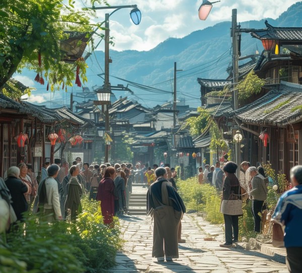 乡村振兴下的设计广告，文化与科技的对话