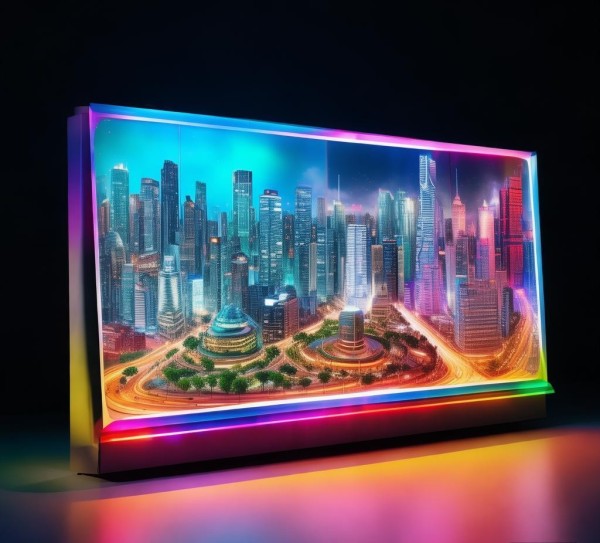 广告灯箱设计图,城市形象的璀璨绽放
