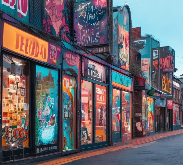 沿街店铺广告牌设计规划,助力商业发展