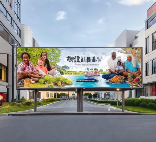 在小区门口做广告，助您家庭温馨生活，助力生活品质提升。