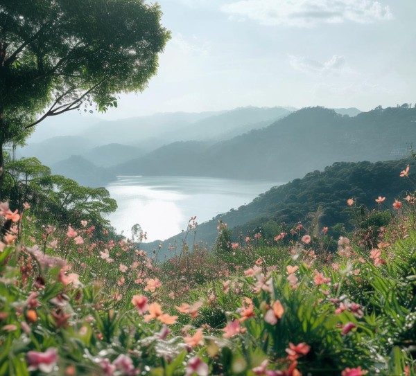 花香与户外活动，松山湖自然与广告的诗意栖居