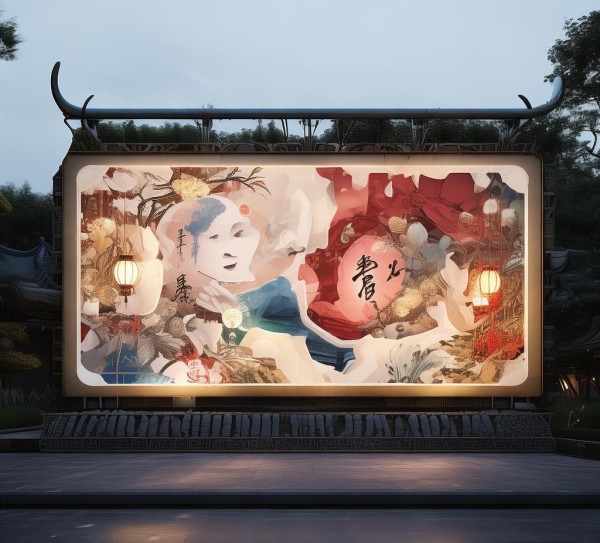 视觉盛宴,江庄广告牌的设计与艺术表现