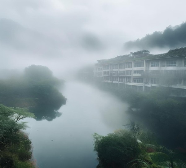 丽水云雾与诗意栖居,酒店广告的诗意表达