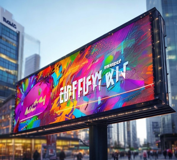 广告公司宣传告示牌，一场视觉艺术的精准传播