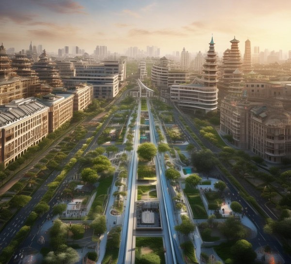 中轴线与中间隔离带,城市空间的中意设计