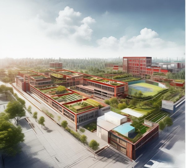 绍兴学校广告规划图纸,创意与实际的结合