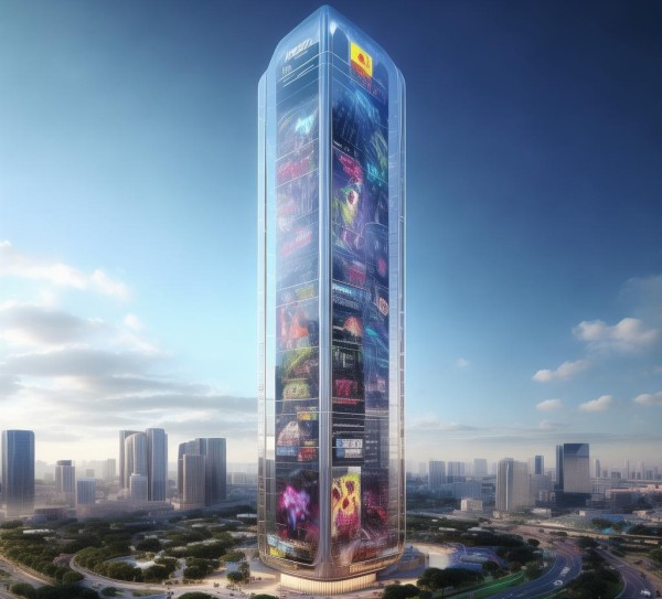 大型地标广告牌设计,视觉与功能性新突破