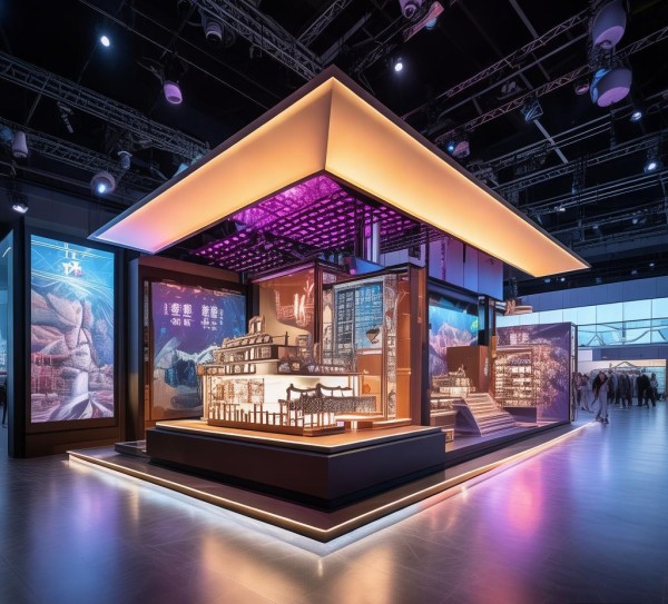 广告展台设计 | 福建广告展台规划馆设计 | 视觉与科技融合新趋势