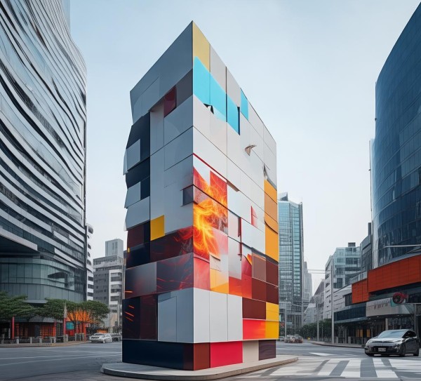 江干区,广告设计的 squared square