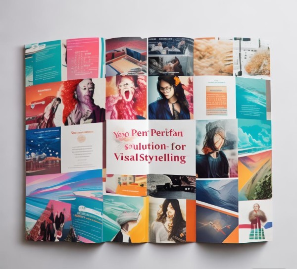 图文广告公司宣传折页,your perfect solution for visual storytelling