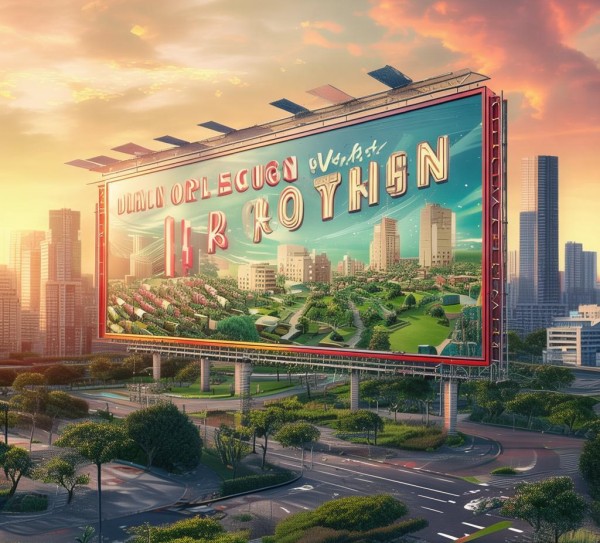 经典广告牌,土地规划中的视觉奇迹