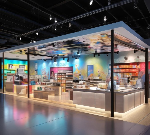 广告店空间设计规划图——打造视觉盛宴,提升客户体验与品牌建设