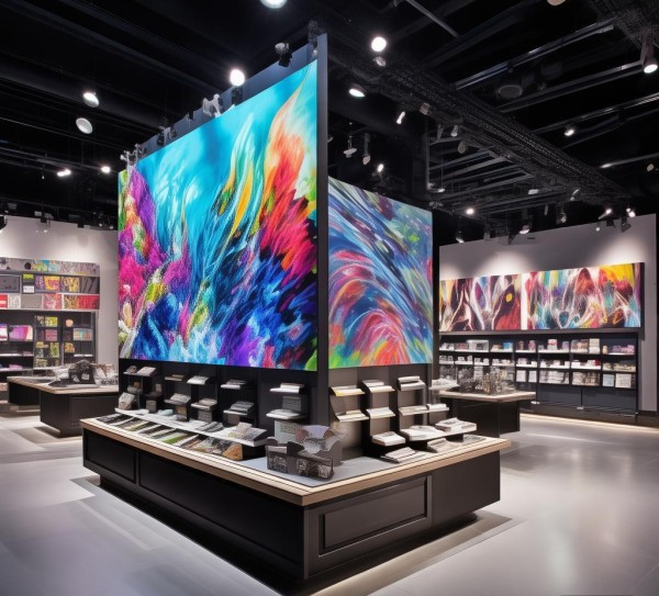 视觉艺术与商业结合—广告店布局规划图