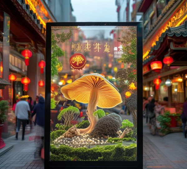 成都新 arrivals，灵芝广告效应，助力品牌故事的生动呈现！