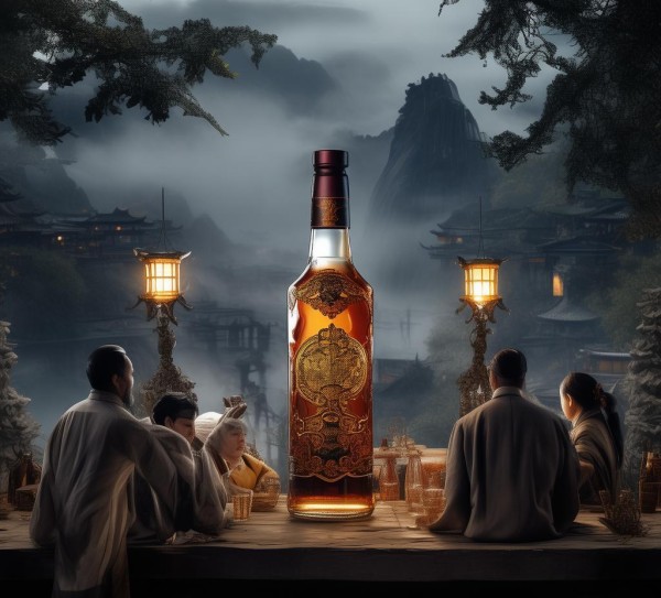 白酒广告宣传图经典案例，经典故事，现代经典