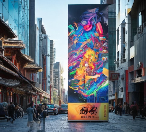户外广告与城市对话，长安街头的现代文化