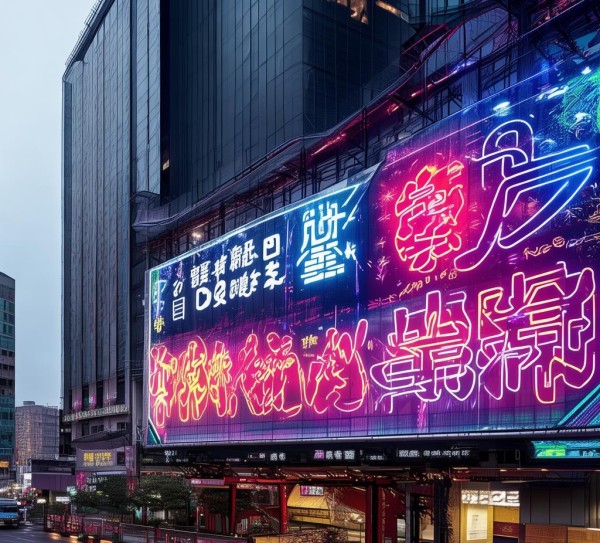 陇川广告牌,文化与现代的对话