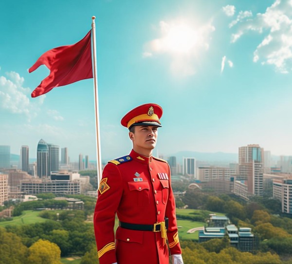 红色宣传守护政府形象，守护国家美好未来。